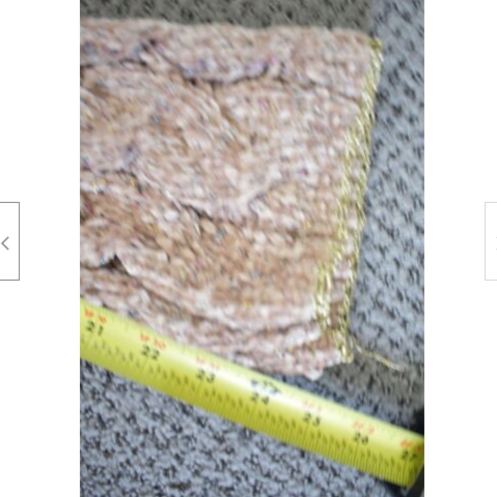 Yaira Beige Mauve Chenille Sweater Small - Picture 12 of 12